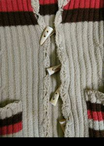 Vintage Striped Cardigan