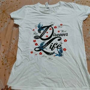 White Basic Tee