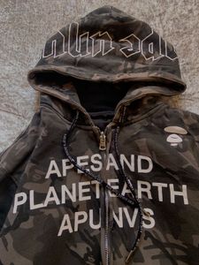 BAPE 2 in 1 Camo Zip Hoodie double sided