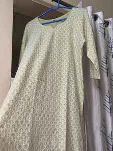 Embroidered Chicken Kari  Work Tunic Top