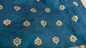 pure banarasi silk heavy embroidery dupatta with l
