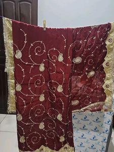 Maroon Dress Material