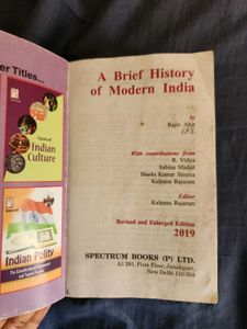 History Spectrum For Upsc Exam