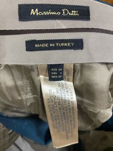Massimo Dutti Bottle Green Pants
