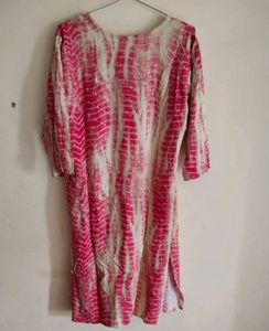 Pink Tie-Dye Kurta
