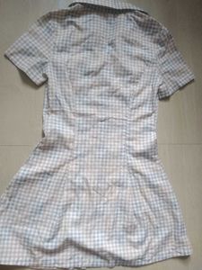 Gingham Shirt Dress.