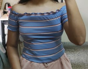Shein Off-Shoulder Crop Top