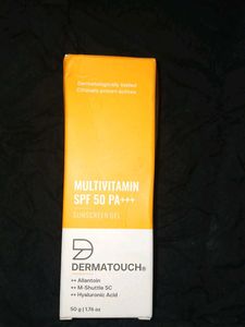 Dermatouch Multivitamin SPF 50 Sunscreen Gel