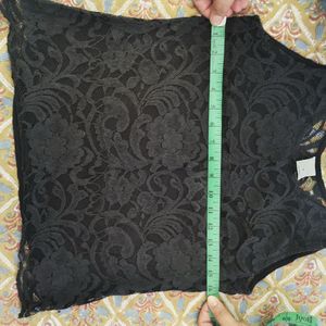 Black Lace Tank Top