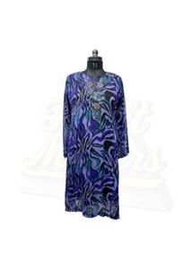 Elegant Blue Long Dress