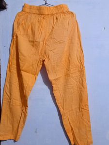 Yellow Pant For Kurta Women