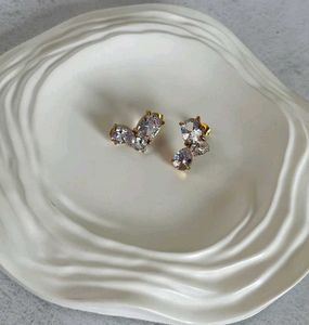 Sparkling Cluster Stud Earrings