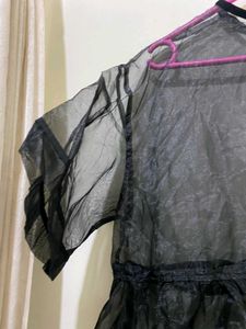 Sheer Black Top 34-38