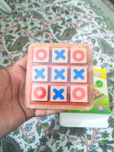 Wooden Tic Tac Toe Brand New For Kids Aged 3+