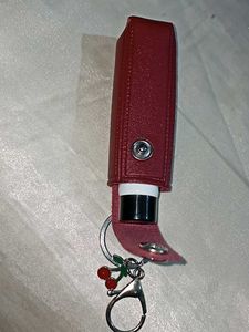 Tira Cherry Keychain &amp; Lipstick Holder