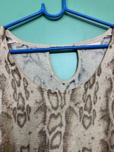 Shimmery Leopard Print Top