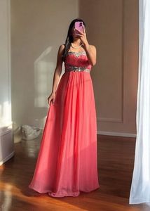 Peach Embellished Gown