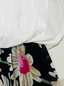 Sale ❗️White And Black Floral Dress
