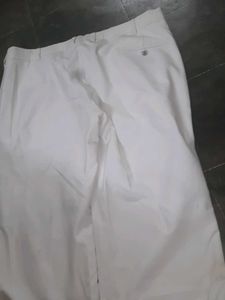 White Casual Pants