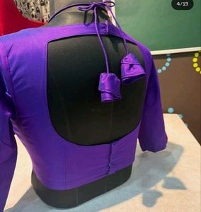 Halter Blouse Padded Back Hook