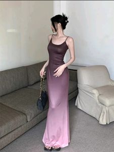 NEWME Purple ombre maxi dress