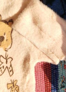 Korean Cute Bear Print Top