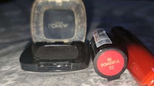 Lipstick And Smoky Eyeshadow