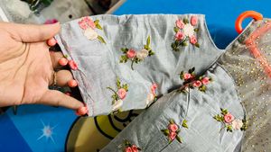 Full Embroidered Gown