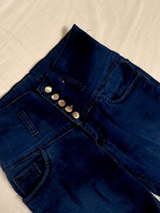 High Waisted Denim Jeans