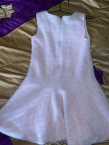 Cute Pink Fuzzy Party Dress