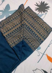 Navy blue printed relaxed Palazzo. Size &#39;S&#39;