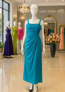 Teal Evening Gown