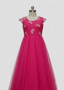 💗Cute Pink Flower gown 💗🎀