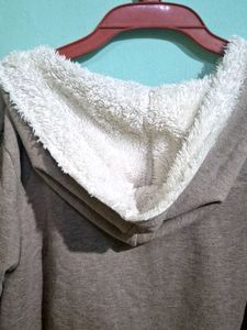 Hooded Fleece Cardigan