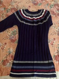 Striped Knit Mini Dress