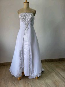 White Embellished Gown