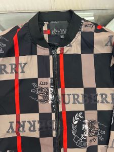 Burberry Checkered Bomber Jacket