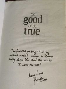 Books - Too Good to be True &amp; Overthinking