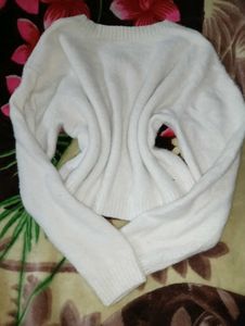 White Fur Sweater