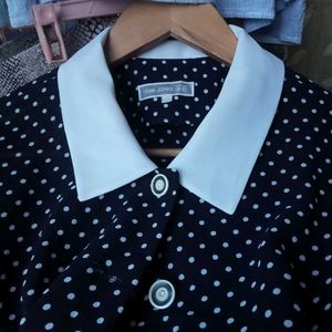 White Colour Polka Dot