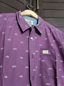 North Coast Men Maroon Printed Shirt