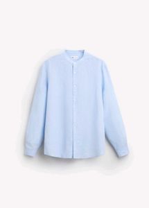 Zara Light Blue Linen Shirt