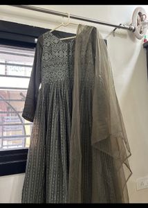 Elegant  Gown with Dupatta