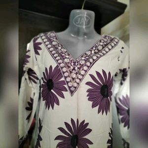Women Rayon Kurti With Palazo