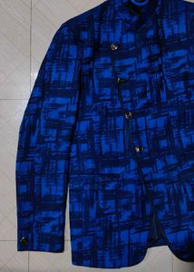 Stylish Blue Jodhpuri blazer