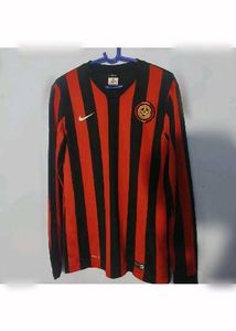 Red &amp; Black Striped Jersey🎽⚽⚽