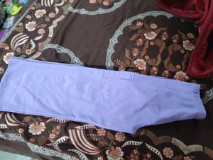 Lavender Wide Leg Cargo Pants