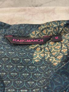 A Line Kurta- Green (Pocket Facility)