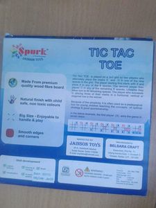 Wooden Tic Tac Toe Game