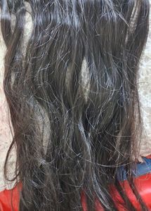 Synthetic Artificial  Hair Extensio N In L.brown